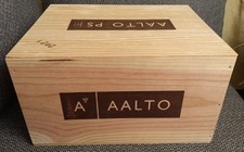 1x 6er Holzkiste Weinkiste OHK leer mit SD A  AALTO PS Spanien Deko Aufbewahrung