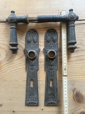 Große Jugendstil Türdrücker