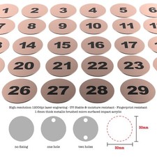 1-50 Lasergravierte
