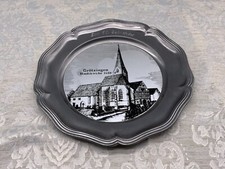 Alter Wandteller aus Zinn