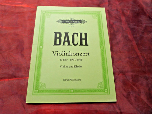 Bach violinkonzert dur noten - violinkonzert, e-dur