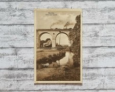 AK Bunzlau Partie Viadukt Eisenbahn Lokomotive Zug Boleslawiec Postkarte Vintage