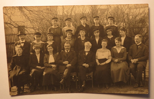 Schule gruppe mädchen mit - -,