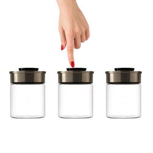 Vakuum vorratsdosen glas 3er - vorratsdosen,