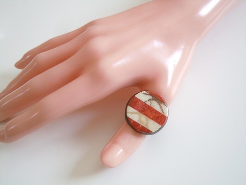 Ring holz schaumkoralle - ring,