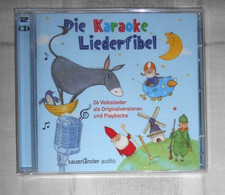 CD Karaoke Kinderlieder singen Liederfibel 26 Volkslieder + Booklet -   Neu