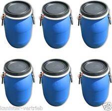6 x 30 Liter Kunststofffass