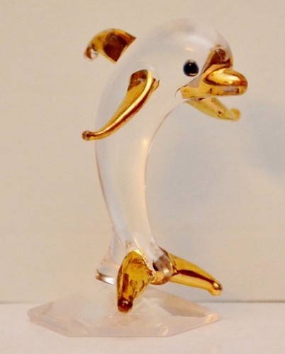 Delfin delphin glasfigur - delphin,