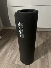 Blackroll Fitness Matte Gymnastik Yogamatte Gymnastikmatte Fitnessmatte Schwarz