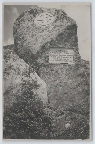 Ansichtskarte jahn felsen - ansichtskarte, jahn-felsen