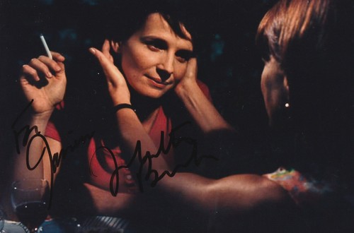 Juliette binoche signiert - signiert,