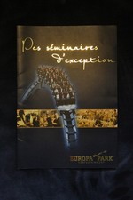 Europa-Park Flyer "Confertainment" vermutl. 2006, Französisch, A4, Gold-Schrift