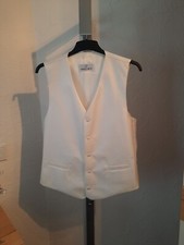 Wilvorst festliche Weste Gr. 52 creme weiss + Krawatte NP 139,- € NEUwertig