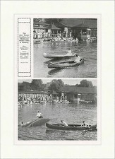 Von einer Wasser-Gymkhana des Hockey-Clubs Hamburg Boote Kanu F_Vintage 01323