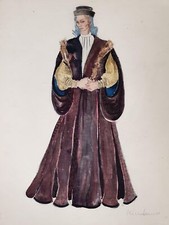 Zeichnung Aquarell Theater