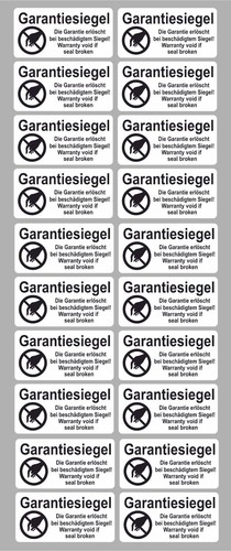 Garantiesiegel 40x20 - , mm
