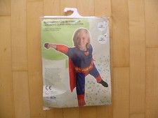 Superheld Kinderkostüm - Superman - 6-8 Jahre - Overall + Umhang