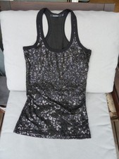 Top von HALLHUBER T Shirt  Größe S sehr guter Zustand Schwarz Glitzer Pailletten