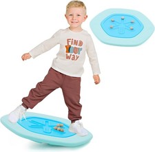 Wackel-Balance-Board für Kinder sechseckiges Wipp-Labyrinth-Board mit Trittstein