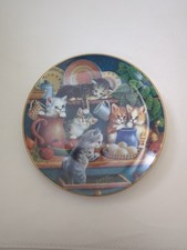 Kahla 1995 Wandteller Katzen