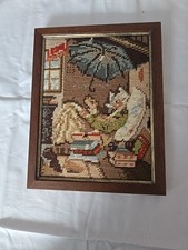 Stickbild fertig Mit Rahmen 20 X 28 cm