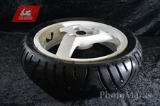 Peugeot Jetforce Komplettrad Reifen 130/60 13 hinten Zustand gut Felge weiß