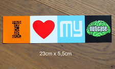 Nutcase Bmx Skateboard Longboard Street Sport Aufkleber Sticker 