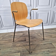 Retro Ikea Dietmar Stuhl Chrom Mid Century Danish Style Arm Büro Schreibtisch Sitz