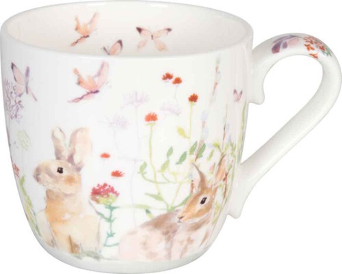 Spring bunnies hasen - bunnies, teetasse
