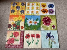 9 verschiedene Servietten Pack