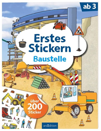 Erstes stickern baustelle - stickern, –