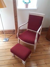 Kaminsessel Marktex Pinie mit Hocker