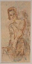 Fine Antique Print The Young
