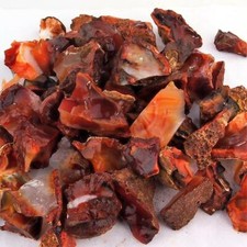 Carneol / Karneol Edelsteine roh Madagaskar Ø 30 - 50 mm Wassersteine Heilsteine