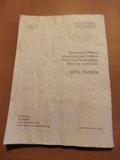 Ersatzteilliste Wacker Neuson Vibrationsplatte Rüttelplatte DPU 5545 He 2010