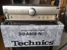 TECHNICS SU-A808 VOLLVERSTÄRKER mit Box Leistungsbestätigung OK Gebraucht