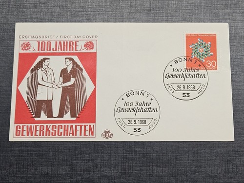 1968 bund fdc erstagsbrief - 1968,