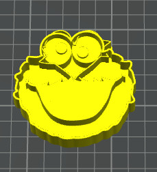 Cookie monster ausstechform - cookie,