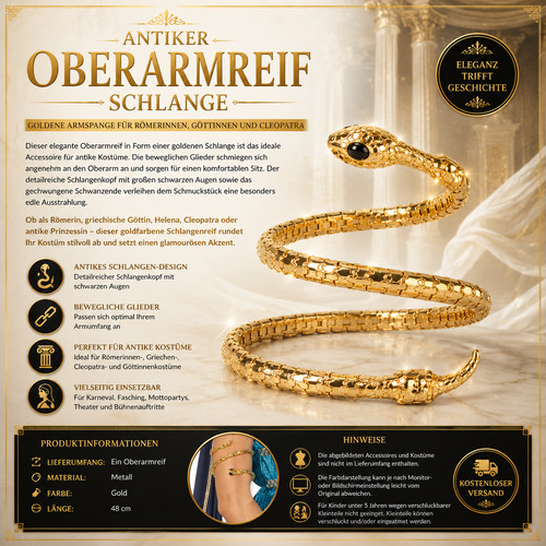 Antiker oberarmreif schlange - antiker,