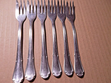 6  x  DDR   Besteck   -   Kuchengabeln   wie  Bilder   ---   -  (K7)