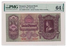 Ungarn banknote 100 pengo 1930 - banknote,