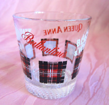 Ballantines Whiskyglas Black & White VAT69 Queen Anne rot Whiskybecher 35361