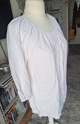 Tunika bluse shirt weiss - tunika,