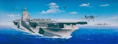 Trumpeter 05609 uss 14 - uss, cv-14