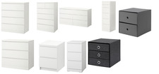 IKEA MALM Kommode 2 3 4 6 Nachttische Schublade Schlafzimmer Stauraum modern