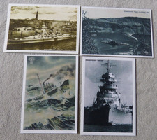 4 AK Postkarte Neudrucke
