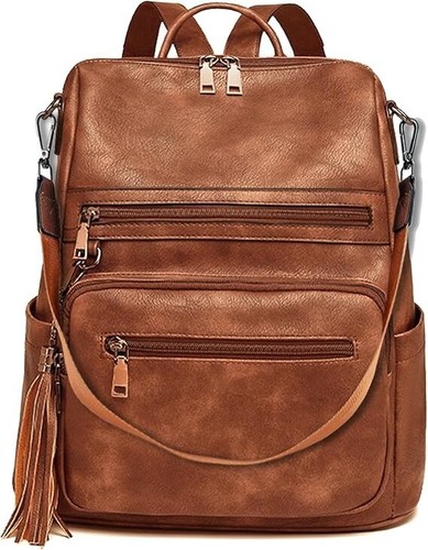 Damen rucksack veganem leder - veganem,