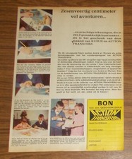 Seltene Werbung | Bericht ACTION TRANSFERS Rubbelbilder 1970