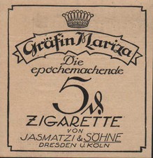 DRESDEN KÖLN, Werbung 1925
