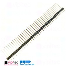 🔌18mm Lange Stiftleiste Vergoldet Male 40-Pin Header RM 2,54 A=18 B=12,5 C=3mm